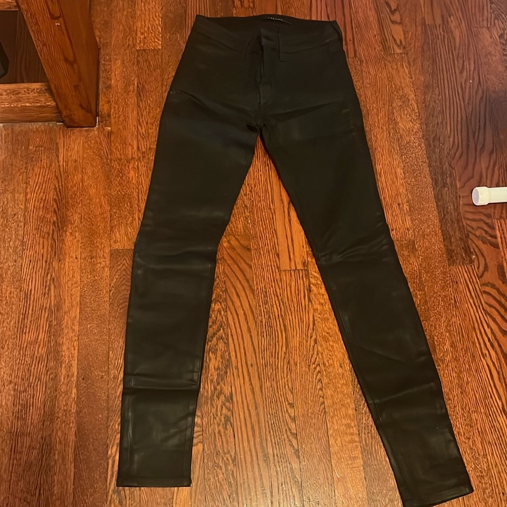 J Brand black Coated Wax jeans size 26 only worn once